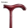 Red Wooden Single Joint Fashion Walking Stick Decorative Cospaly Cane Halloween Mace Crutch  Wand Crosier 92cm
