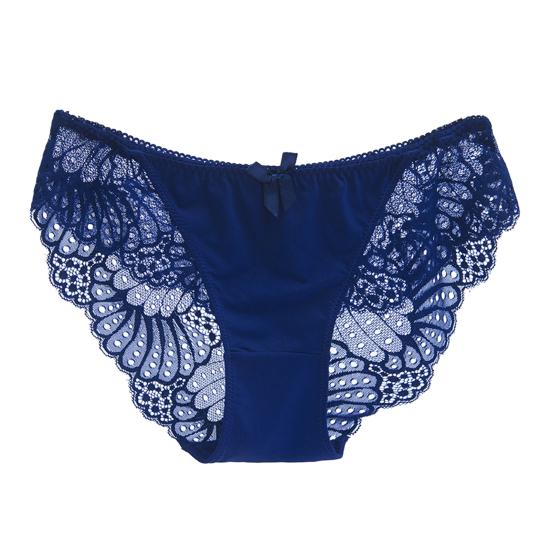 Trendy dámské spodky chladivé elastické dámské kalhotky Pure Color s nízkým pasem pro vnitřní nošení