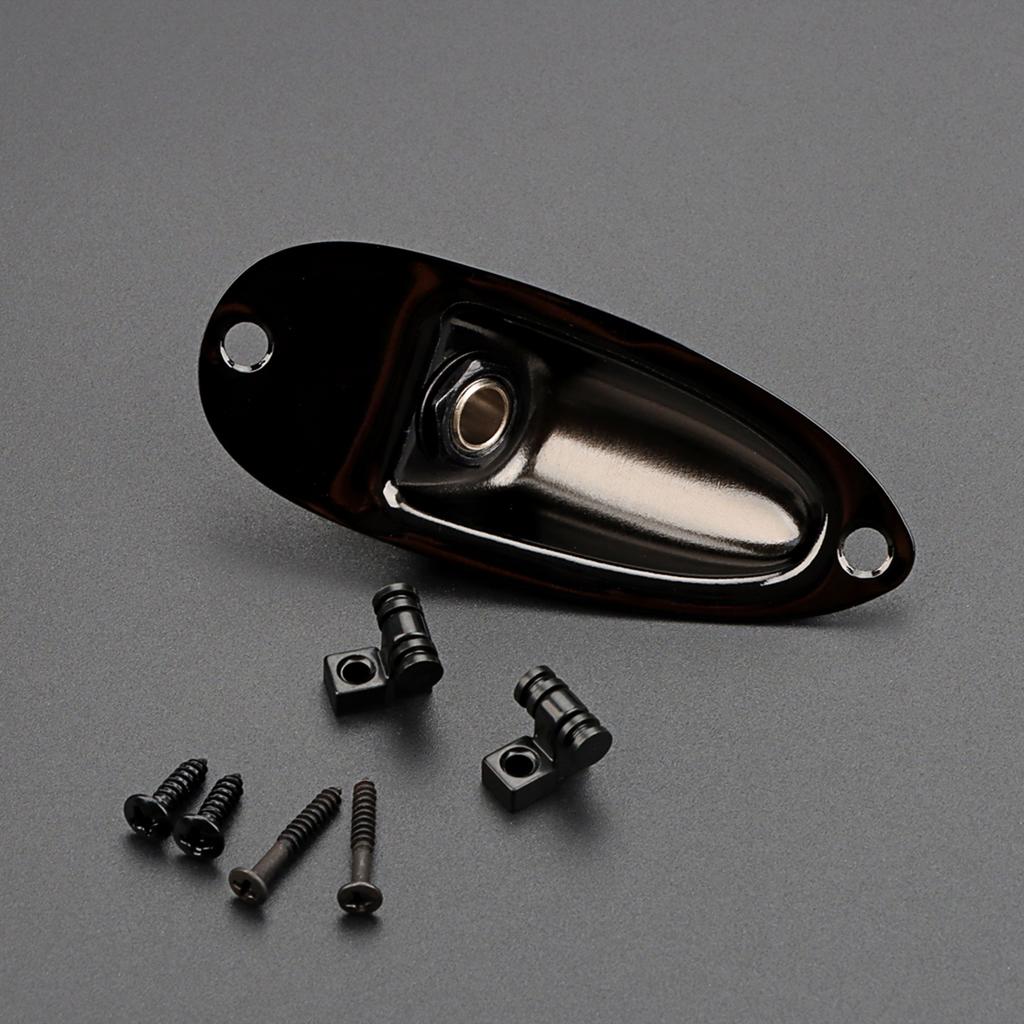 Electric Guitar Boat Style Output Jack Socket Plate Guitar Input Jack 1
