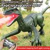 2.4G Simulation Swift And Violent Dragon Remote Control Toy light Spray Electric Children Model Toy Christmas Gift