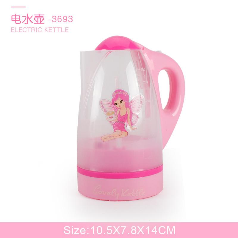 Children's Simulated Kitchen Play House Small Appliances Refrigerator Microwave Hair Dryer Coffee Machine Electric Kettle Toys