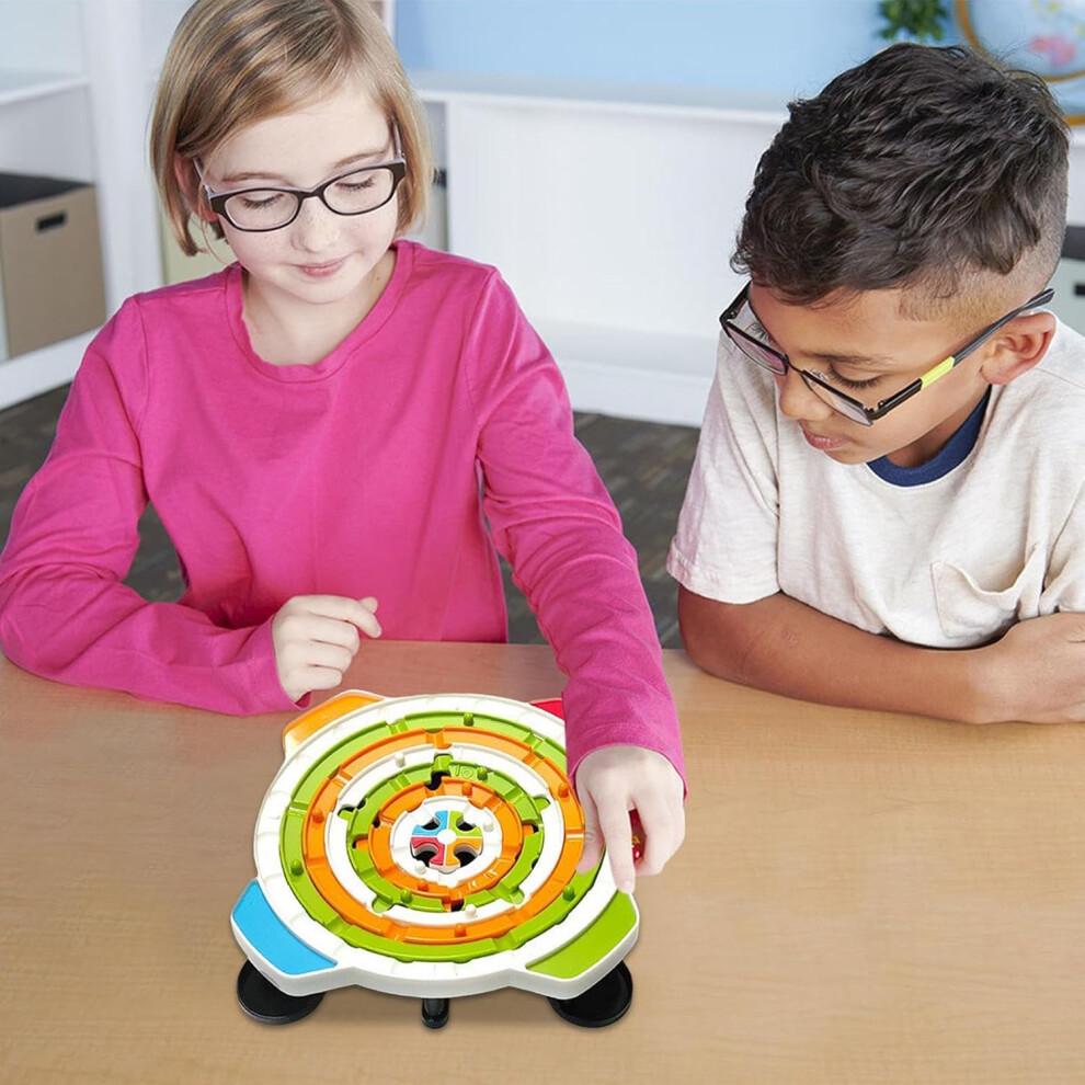 Ball Maze Game Kids Puzzle Activity Board Rich Path Design Toy Size 8.86 X 7.09 X 1.65 In For Easter Christmas Halloween