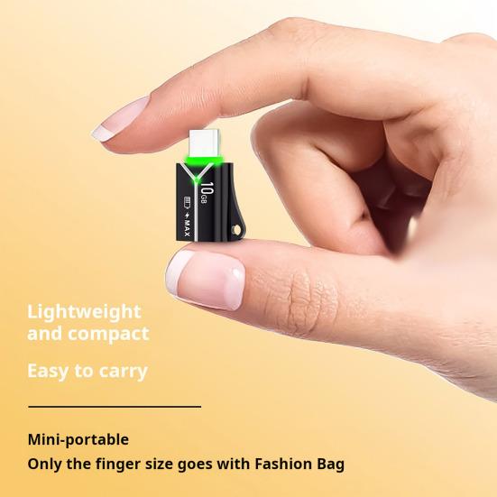 Adaptor Breloc USB3.0 la Type-C cu Transfer de Date OTG 10Gbps USB-C Portabil Tată