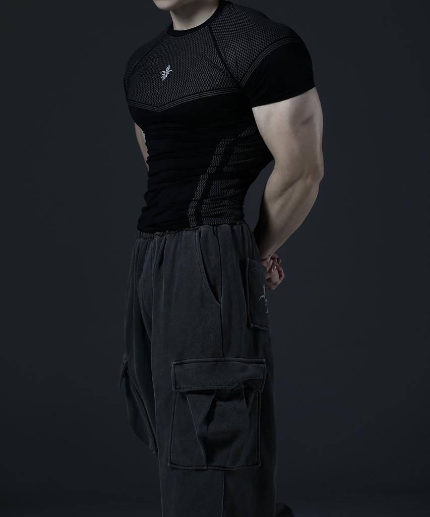 CARMID Silver Night Compression Short Sleeve [Black]