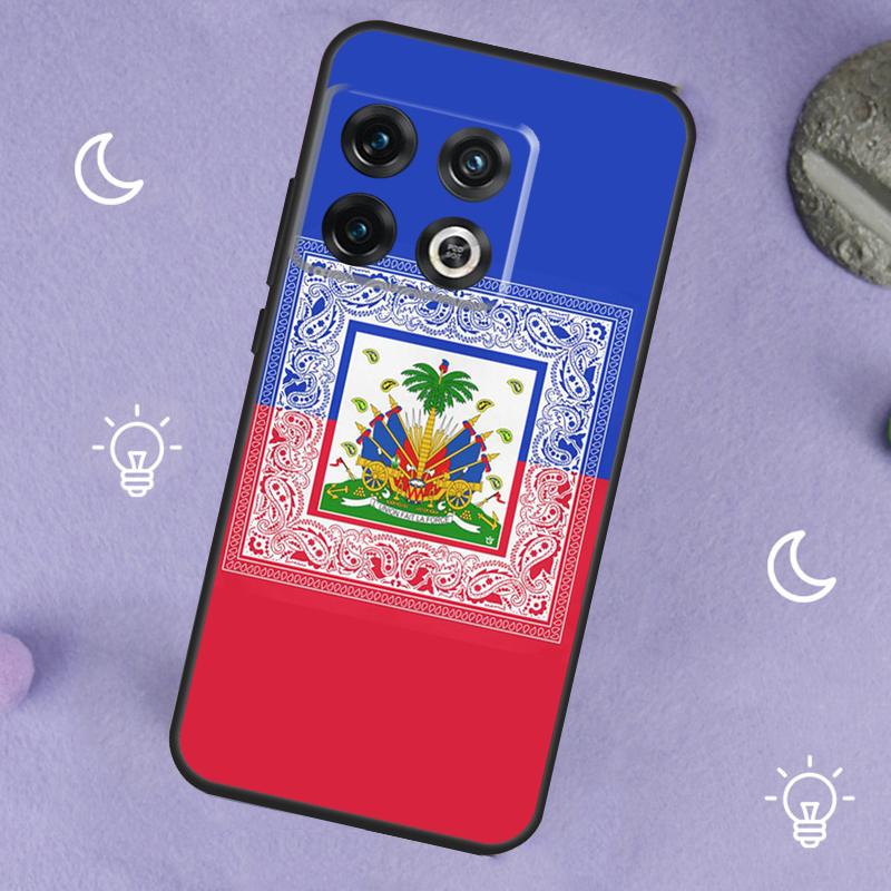 Vintage Haiti Haitian Flag For OnePlus Nord 5 CE 2 3 4 Lite N20 N30 Case For OnePlus 15 13 12 11 10 13T 10T 10R 12R 13R
