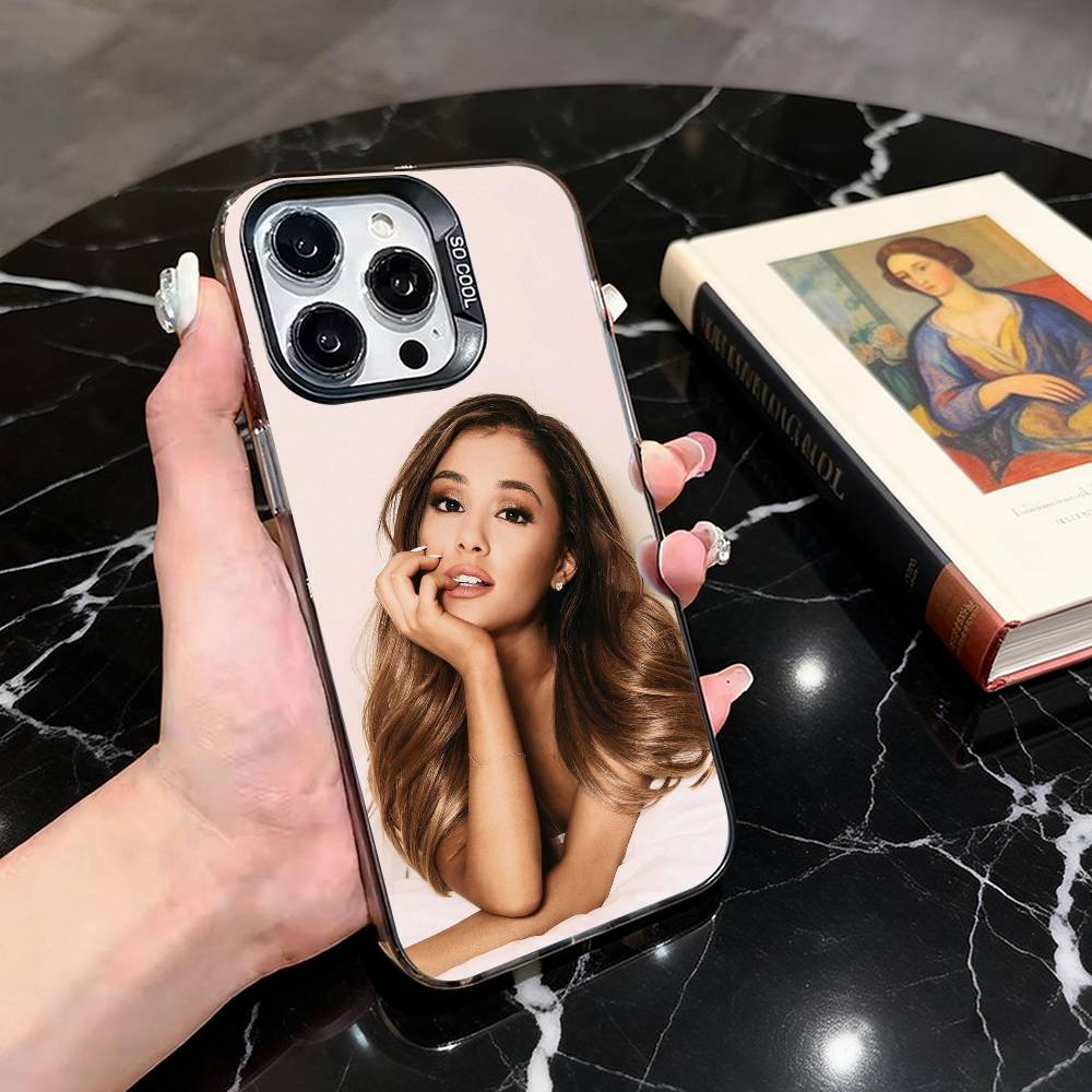 

Aesthetic Pop Musician Phone Case For iPhone 17,16,15,14,13,12,11 Plus,Pro Max,XS,Colored Silver Plated Inside Cover iPhone17promax