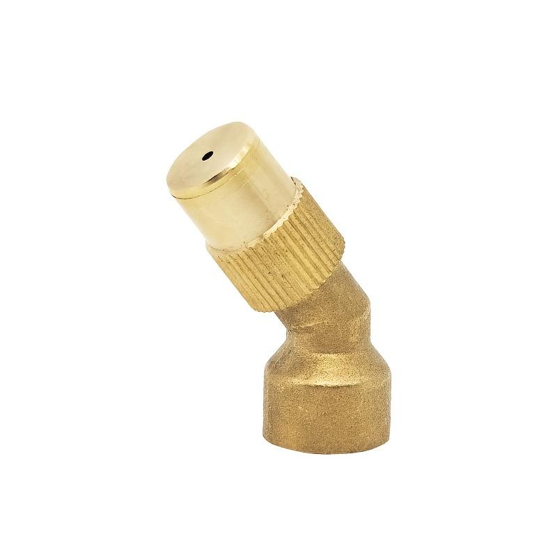 Agricultural 45° Angled Mist Spray Nozzle High-Pressure Adjustable Spraying Nozzle Watering Irrigation Electric Sprayer Nozzle