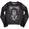 Womens/Ladies Ziggy V1 Mesh Long-Sleeved Crop Top