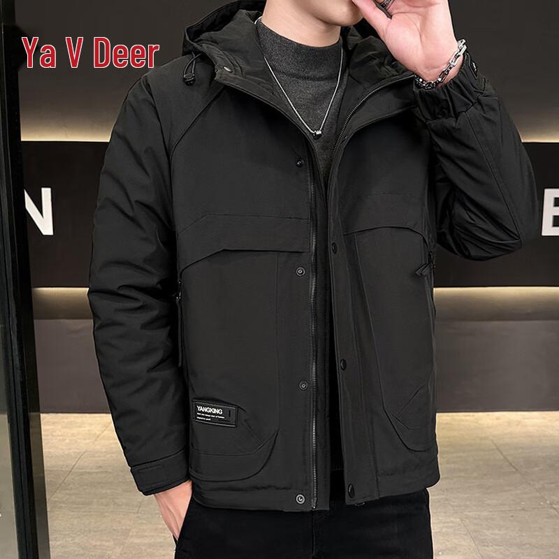 Yalu Men s Hooded Winter Padded Jacket XL