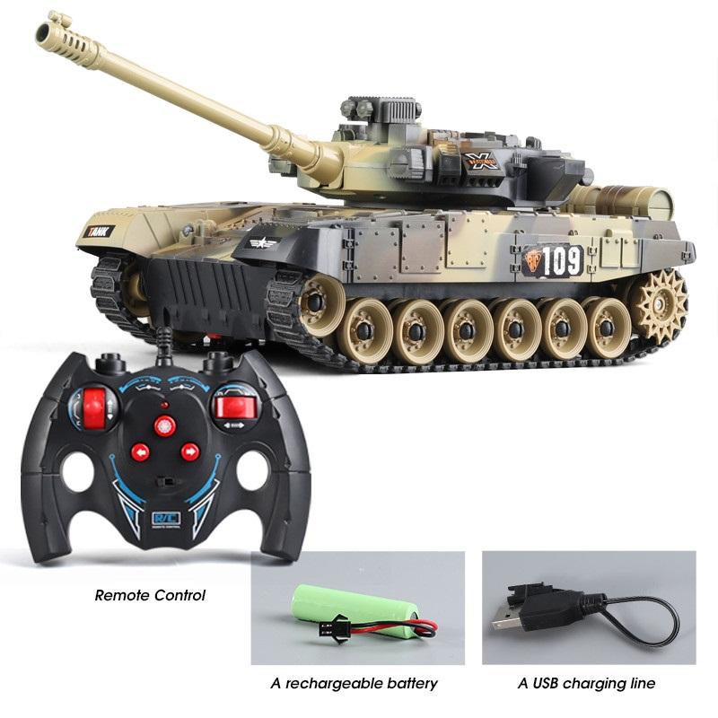 

1/30 Large Rc Tank Battle Car Remote Control War Tanks Model Crawler Radio Control Machine Toys for Boy Children Kids Toys Gift