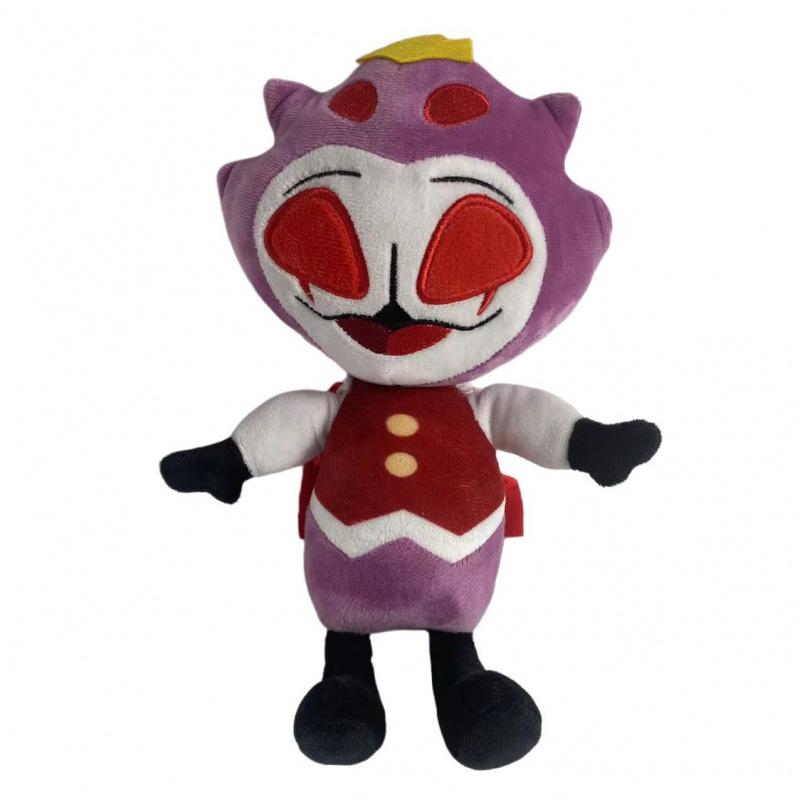 Animation HELLUVA BOSS THE CIRCUS Plush Toy Evil Boss Demon Doll Compared To Prince Leeds