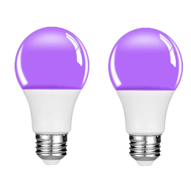 E27 Led Bulb 9W UV Light Bulbs Blacklight 395nm Ultraviolet Lamp Body Paint Fluorescent Lights Glow Party Disco Bar Decoration