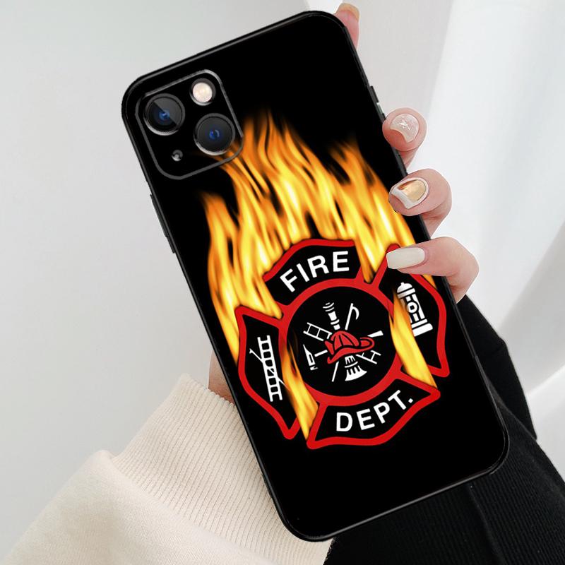 Firefighter Heroes Fireman Phone Case For iPhone 17 Pro Max 15 14 13 11 12 16 Pro Max mini 15 16 Plus 16e 17 Air Cover