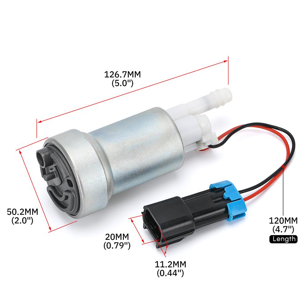 E85 Compatibel Racing Hoge Prestaties interne 450LPH Brandstofpomp Voor Nissan Skyline Subaru WRX F90000267 & Installeren Kit