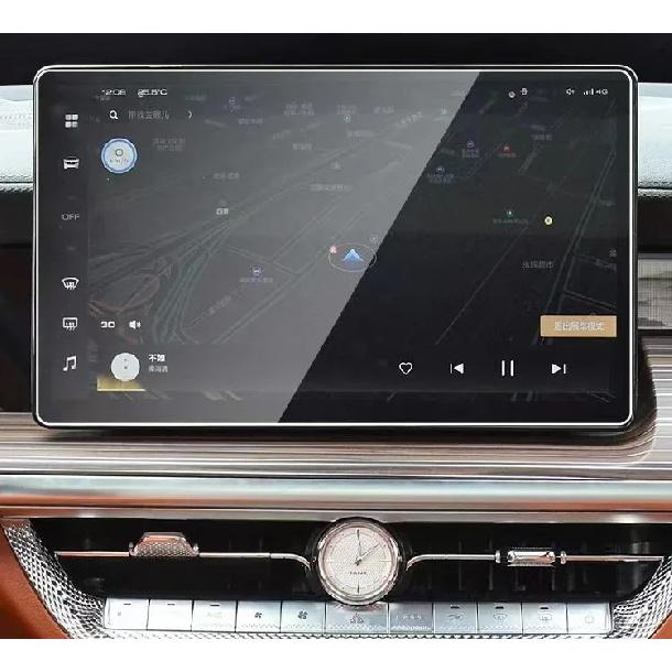 For GWM Tank 500  2024 Tempered Glass Screen Protector Film Car GPS Navigation Center Touch Display and Tpu Dashboard