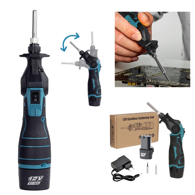 12V Rechargeable Wireless Soldering Iron - Professional & Portable Electric Welding Tool
