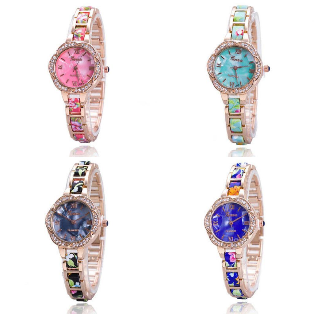 Stylish Womens Fashion Watch With Alloy Case And Single Fold Clasp For Gift