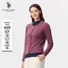 Women's Round Neck Wool Blend Cardigan