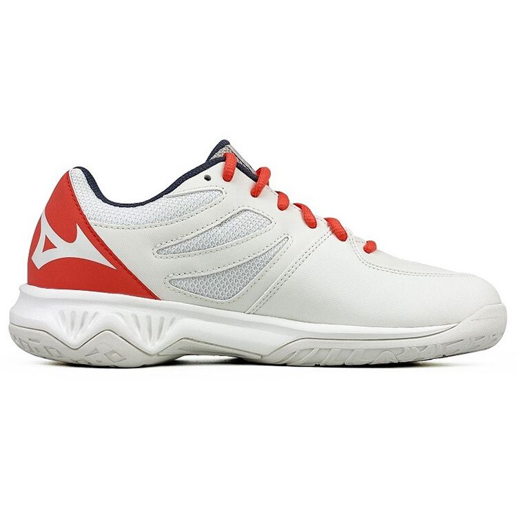 Mizuno Thunder Blade Low Cut Badminton Shoes Women Shoes Gray Red V1GC197055
