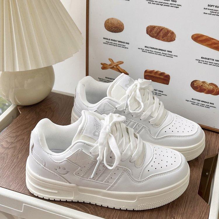 Ретро Гонконгский стиль платформа повседневные кеды весна и лето студенты увеличение спортивная обувь тренд size 35 белый