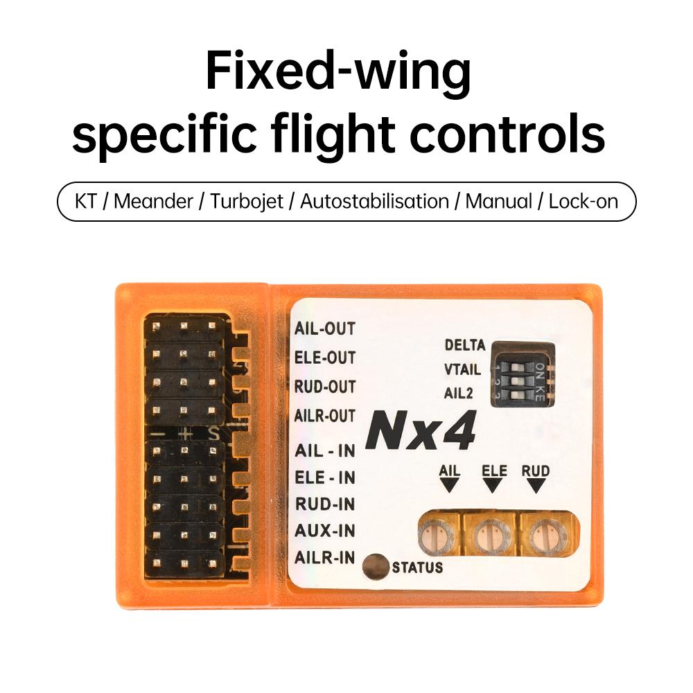 NX4-EVO/NX4-PRO Flight Module Fixed Wing Special Flight Control Board Automatic Balancing Gyroscope Flight Control Sensor Module