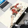 Gaming Mousepad One Piece Luffy Ink Wash Painting Computer Rug Gamer Mouse Pad Natural Rubber with Locking Edge Gaming Mouse Mat