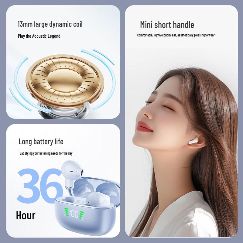 Aigo TQ15 Bluetooth Half-In-Ear Earbuds