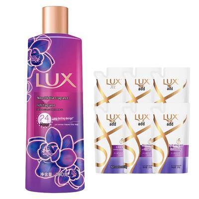 Lux Neon Ink Orchid Scented Shower & Hair Care Set