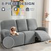 3 Seater Stretch Thicken Recliner Sofa Cover Relax Armchair Couch Slipcovers Non-slip Furniture Protector Living Room Decor