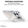 For iPhone 16 Case Compatible with MagSafe TPU+Acrylic Gradient Phone Cover with Kickstand