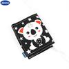 Black & White Ladybug Crib Bumper and Cloth Book for Infant Early Education
