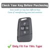 Anti-scratch TPU Car Key Case Cover for VW Volkswagen Passat B8 Magotan Golf Skoda Superb A7 Kodiaq Seat 5 Buttons Key Fob Shell
