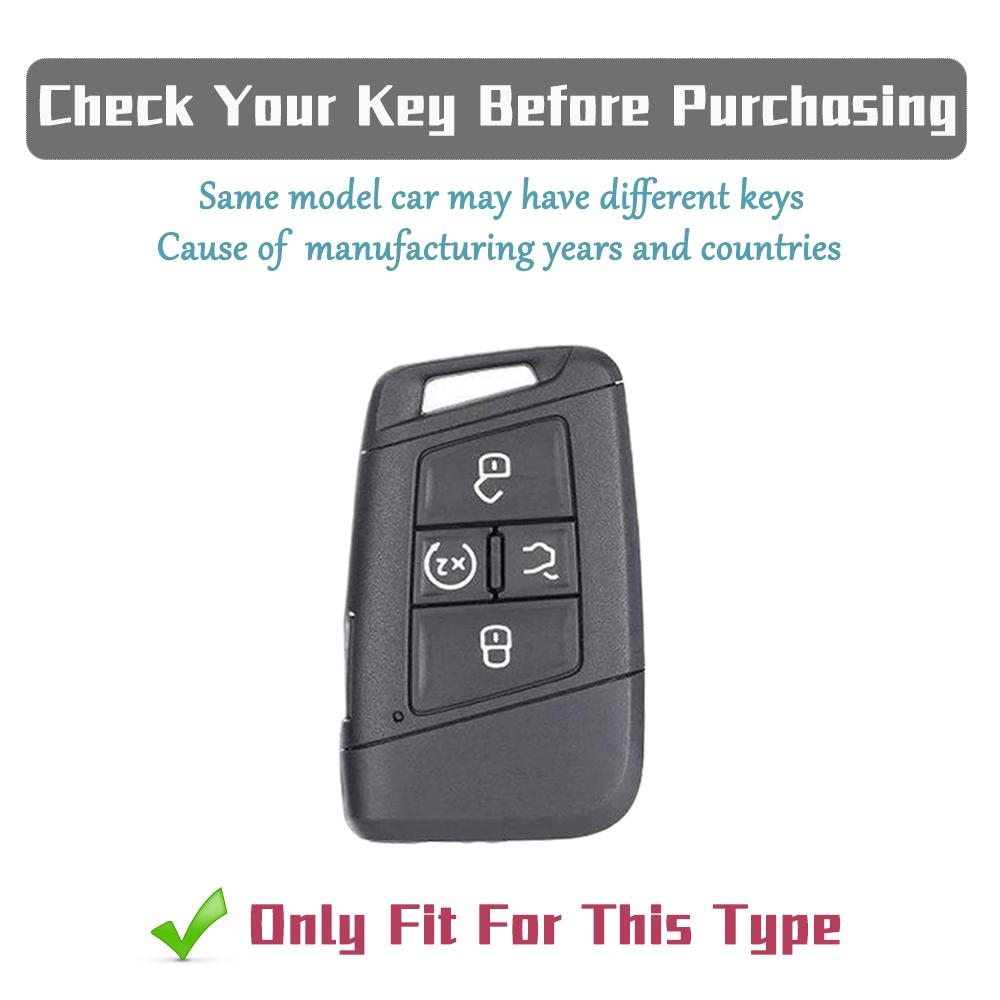Anti-scratch TPU Car Key Case Cover for VW Volkswagen Passat B8 Magotan Golf Skoda Superb A7 Kodiaq Seat 5 Buttons Key Fob Shell
