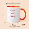 Customize Photo Black Coffee Mug - Personalized Dog Cat Familay Lover Photos Cup Tea Cup with Names Mothers' day Surprised Gift