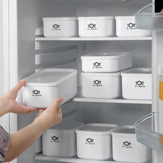 Cutie bento stivuabilă cu gură largă PP dreptunghi cutie pătrată pentru alimente