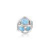 Larimar & Blue Topaz Ring: 925 Sterling Silver Gemstone Jewelry
