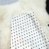 Seoulish Vintage Polka Dot Satin Mermaid Skirts for Women 2026 New Spring Summer High Waist Casual Mid Length Women's Skirts