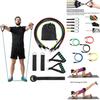Versatile 11pcs/set Resistance Bands Exercise Rubber Tubes For Home Gym Training