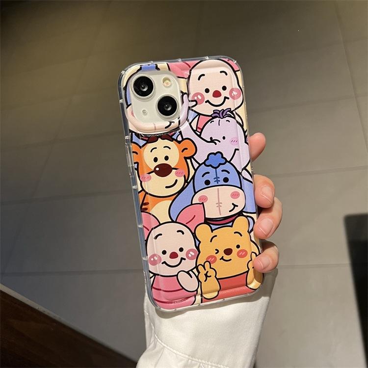Cartoon 15 Story for iPhone14promax mobile phone case Apple 13/12 airbag anti-drop 11 soft case
