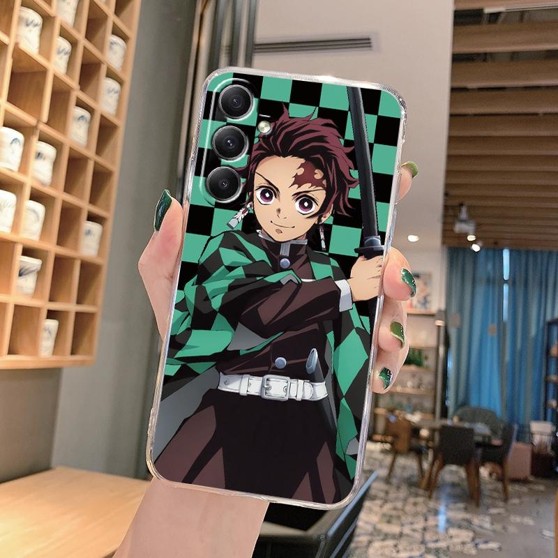 Anime Cartoon Wzór Miękki Przezroczysty Silikonowy Etui Do Samsung A55 M35 S24 Xiaomi Redmi Note 13 Poco C65 iPhone Aparat Wstrząsoodporny Ochronny Pokrowiec