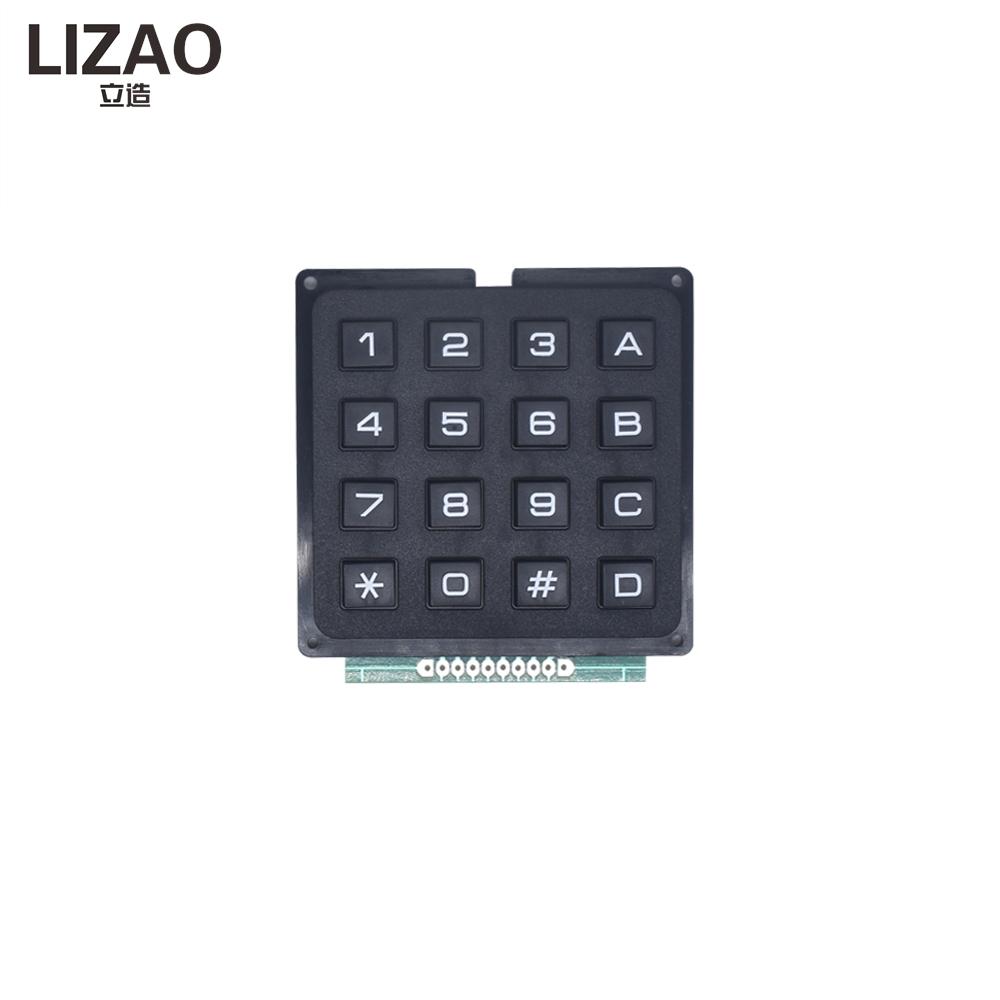 LIZAO 12/16 Keys 4x3 4x4 Matrix Membrane Switch Keypad Keyboard Module for Arduino STM32 Raspberry Pi DIY Projects