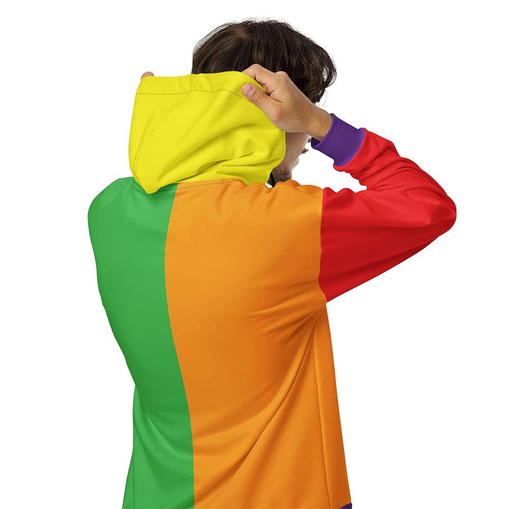 Old School Cool Kidcore Colorblock Unisex Φούτερ με Φερμουάρ Μακρυμάνικο Φαρδύ Φλις με Κουκούλα Φούτερ με Φερμουάρ Casual Πολύχρωμα Ρούχα