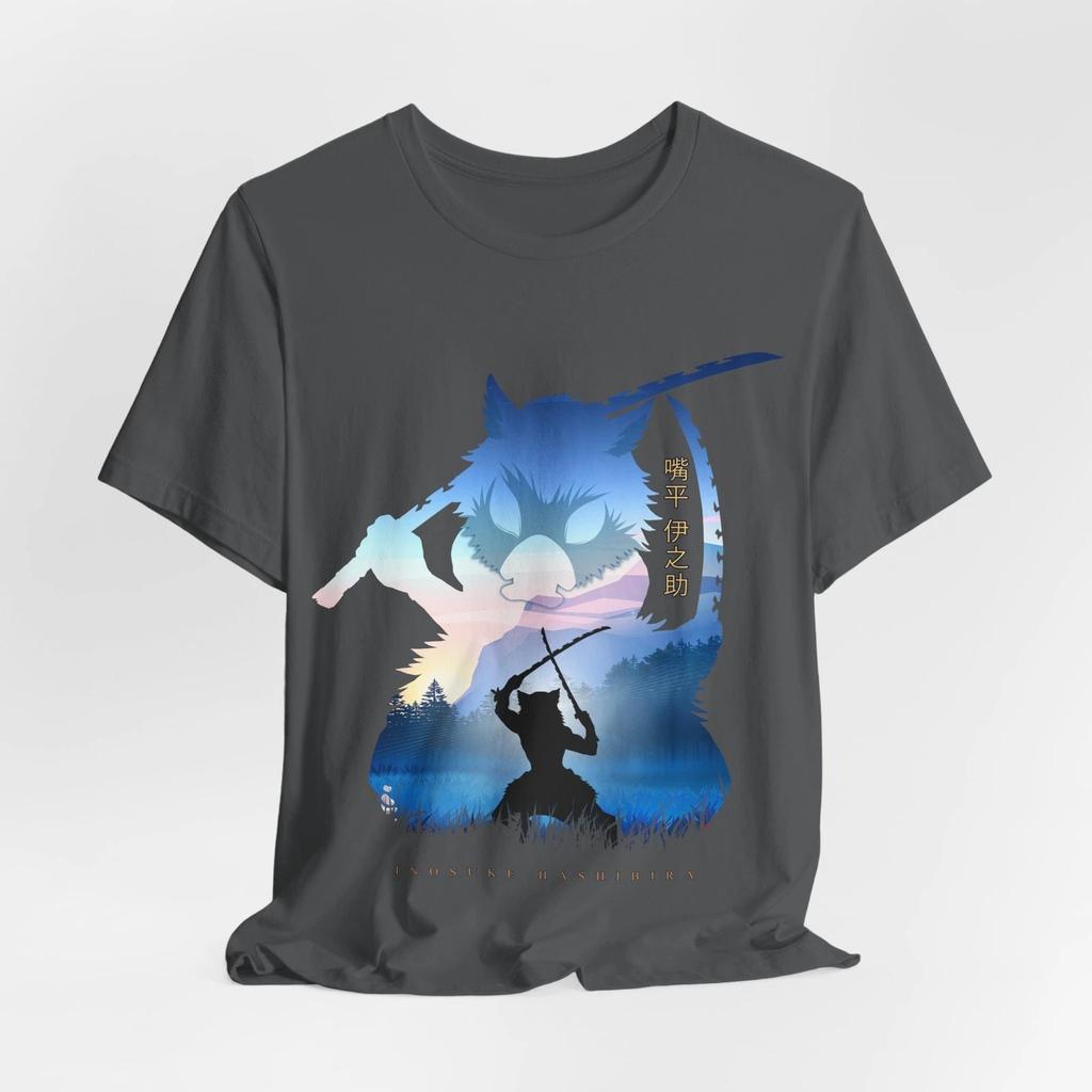 Japanisches Anime Zetsubou-sensei Muster Silhouette T-Shirt für Sommer Lässige Outdoor Tägliche Kleidung