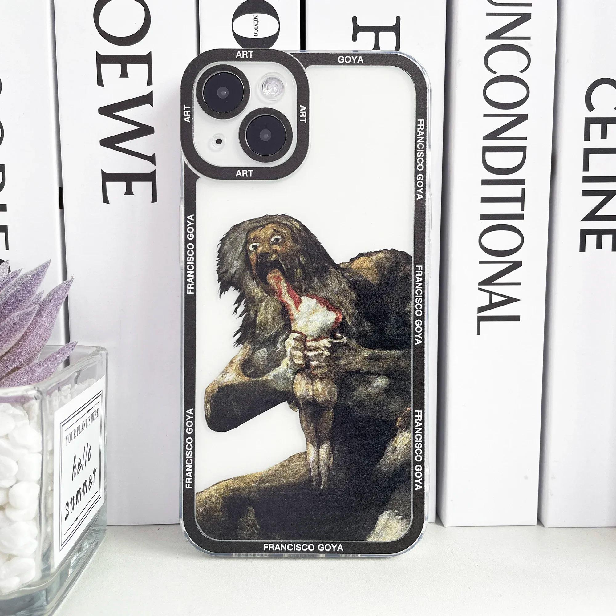 

Francisco Goya Van Gogh Skeleton Art Aesthetic Phone Case For Samsung Galaxy S10 S20 S21 S22 S23 S24 FE Plus Ultra Note 20 S24