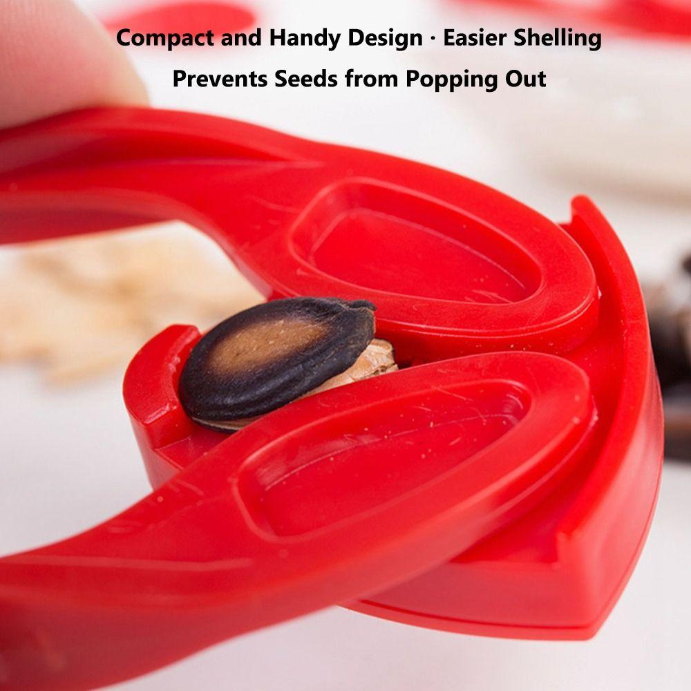 Peeling Accessories Lazy Sunflower Melon Seed Opener Plastic Mini Shelling Tool Handy Clamp Seed Remover for Household