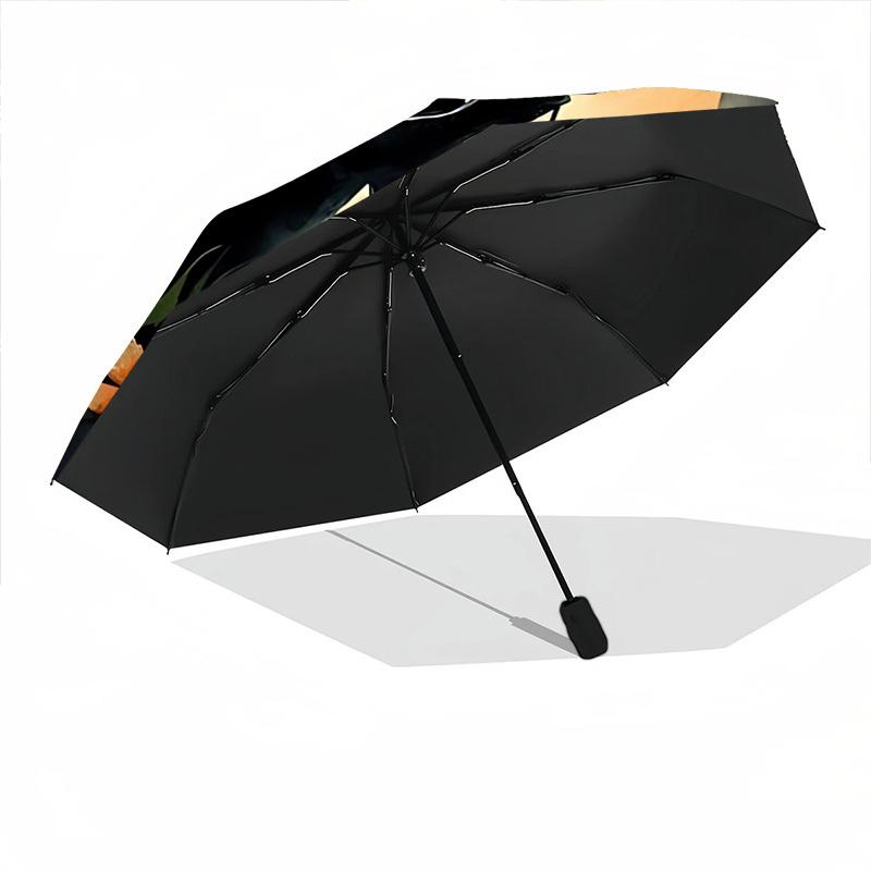 1pc Fairy Bloom Automatic Open/Close Umbrella Compact Folding Umbrella, All-Season Portable Umbrella for Women/Men F1124154
