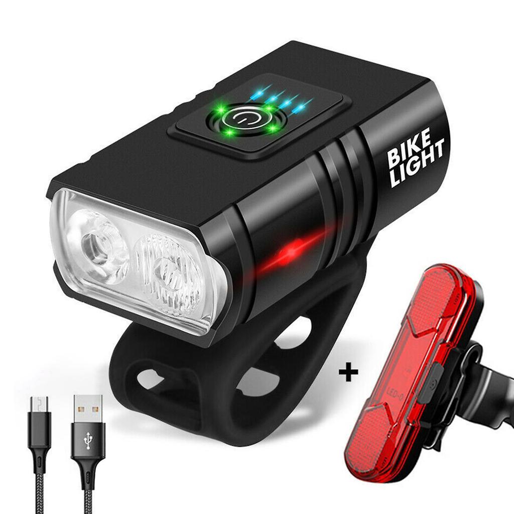 Super Brights Bike Front Rear Lights Set Multifunctional Lighting Supplies for MTBs Road Bike