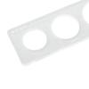 Snap Button Wrap Mold Leather Rulers Auxiliary for Snap Fasteners Bag Buckle