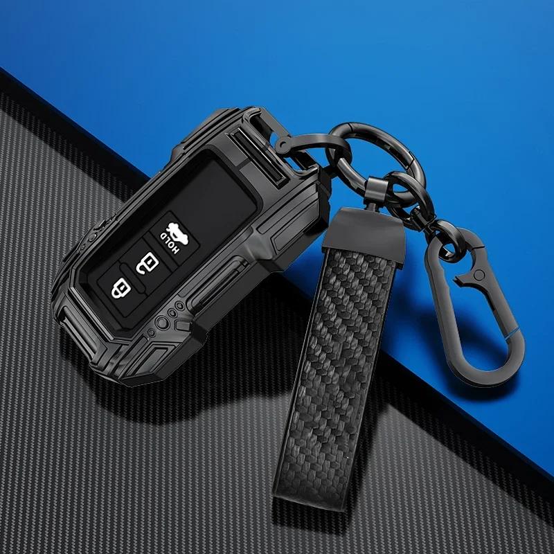 Alloy Car Key Case Cover For S0 RAV4 Camry Prius CHR Aygo Corolla Yaris Land Cruiser Highlander Prado Auris Avalon 2015 JH0