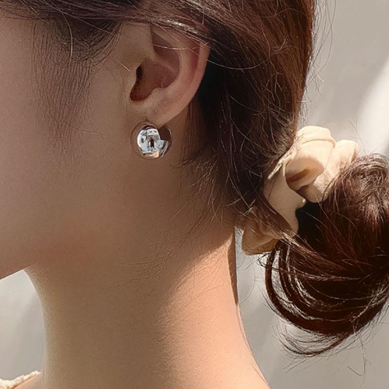 Xiaomi INS Fashion 925 Sterling Silver Smasll Bead Earrings for Women Elegant Wedding Party Bride Jewelry Gift Prevent Allergy